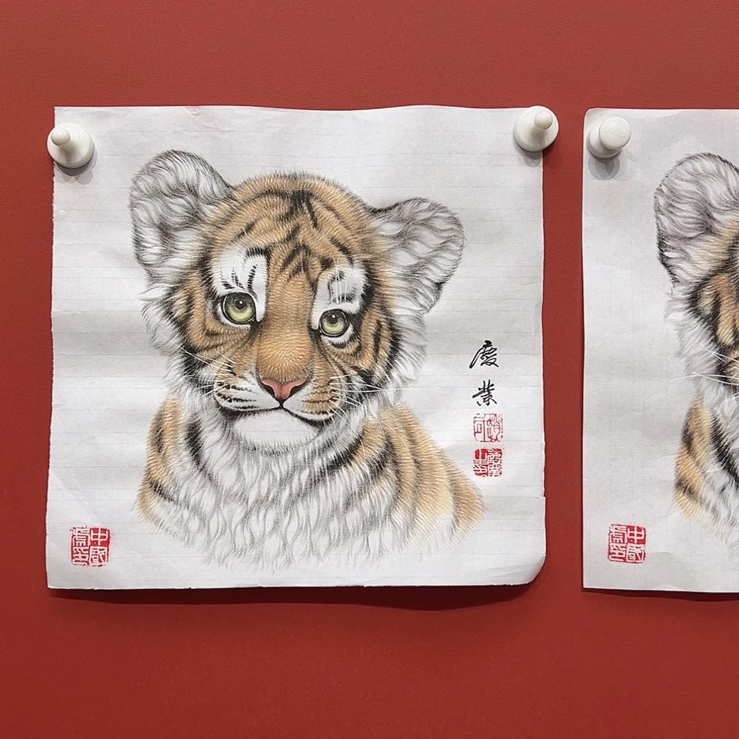 国画赵庆业老师国画作品月