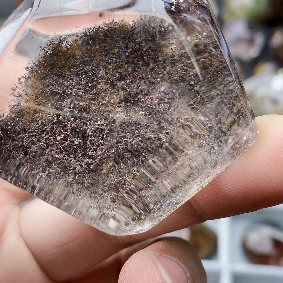 水晶天然水晶透亮光泽未镶嵌闲*