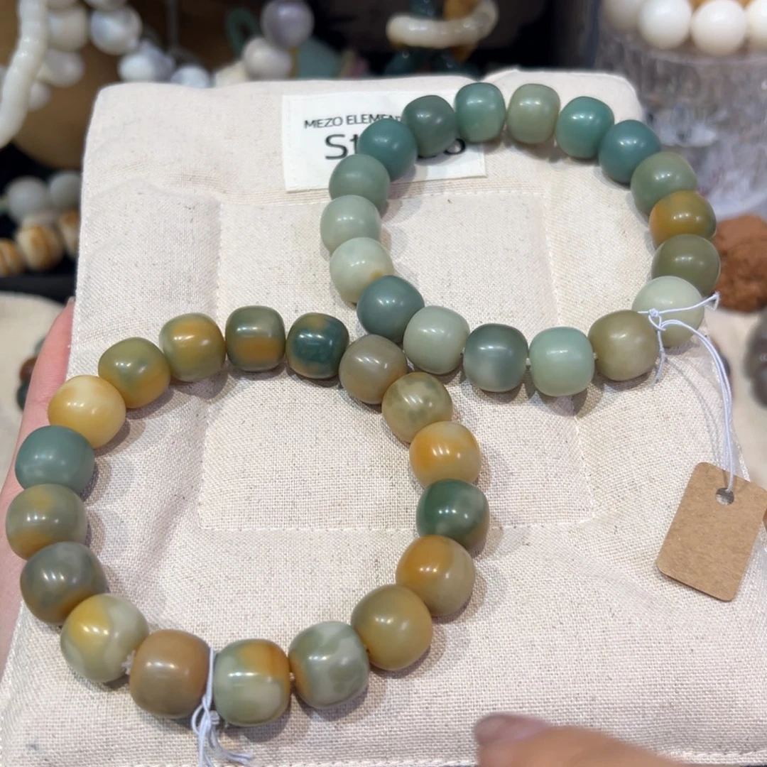 吊坠菩提根/象牙果棕青羽卡14