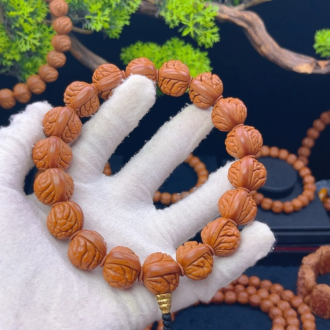 兰***王吊坠桃核野生桃核