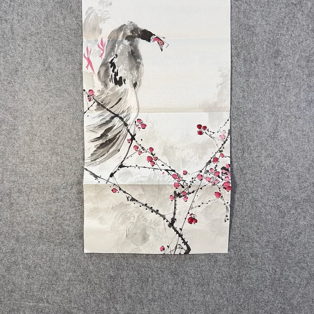 国画277 牡丹之花之叶的颜色与叶