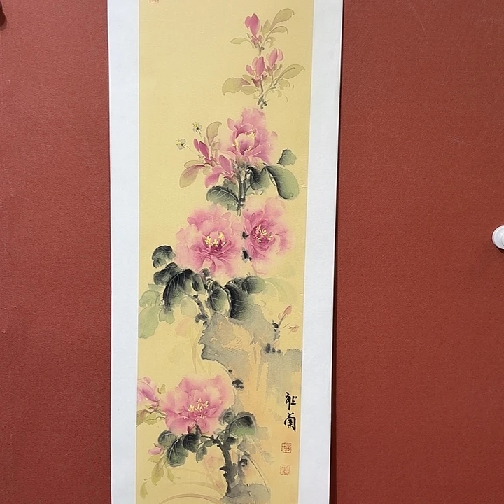 国画听兰老师花鸟