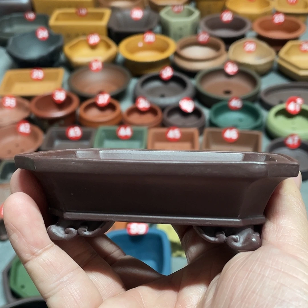 紫砂小盆9*6*2微瑕