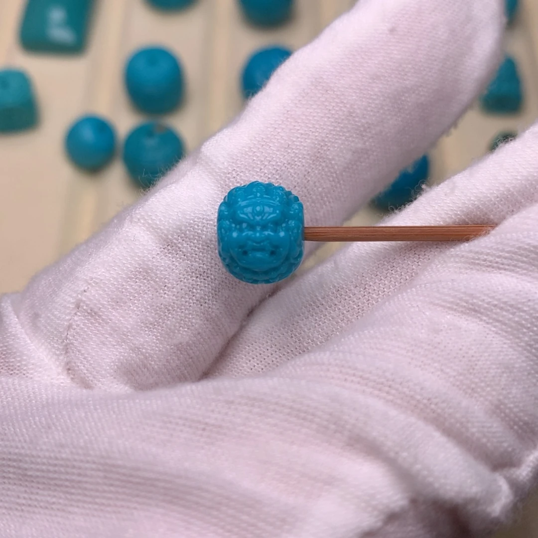 绿松石未镶嵌绿松石大黑天10.8