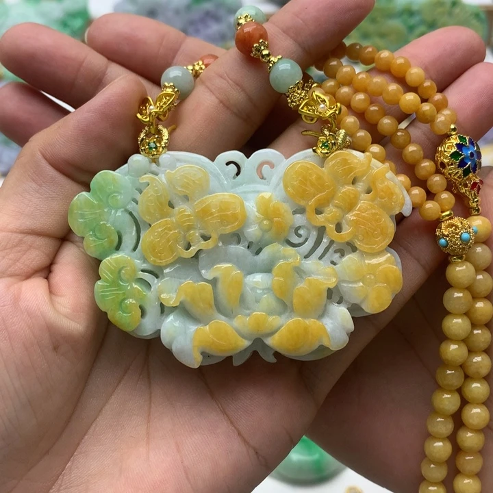 颈饰未镶嵌翡翠翡翠