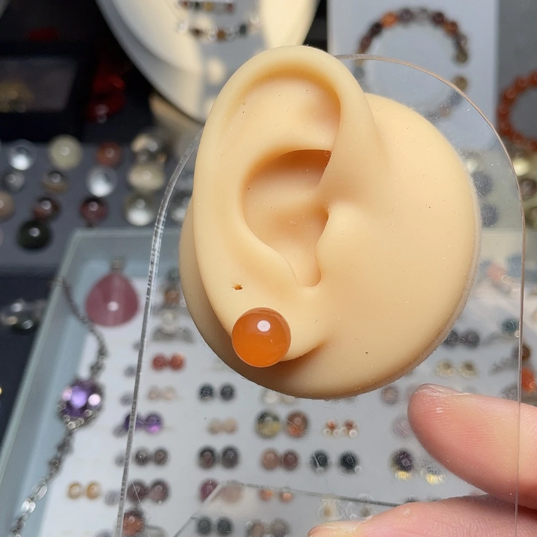 银S925镶嵌耳饰水晶