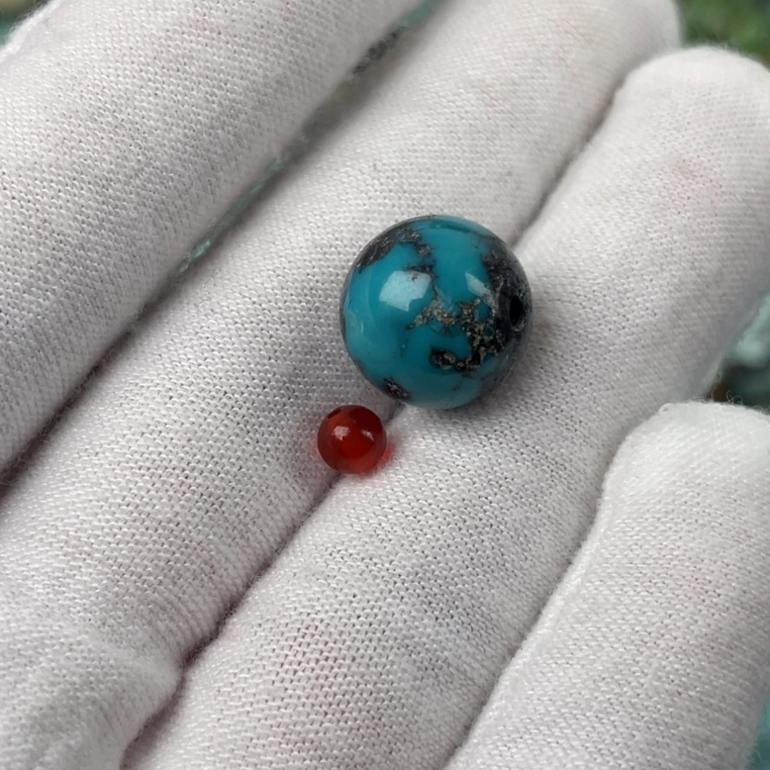 米***色南红玛瑙未镶嵌配饰11.8