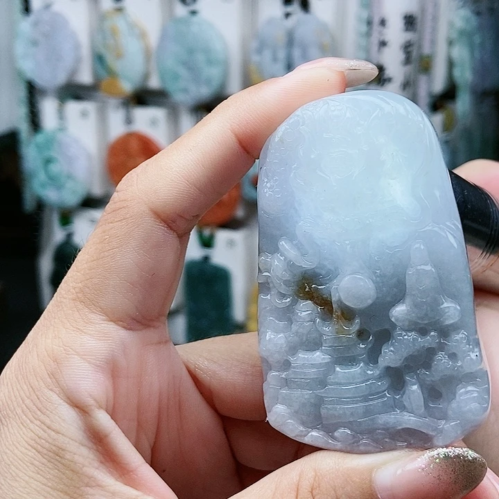 翡翠未镶嵌颈饰翡翠