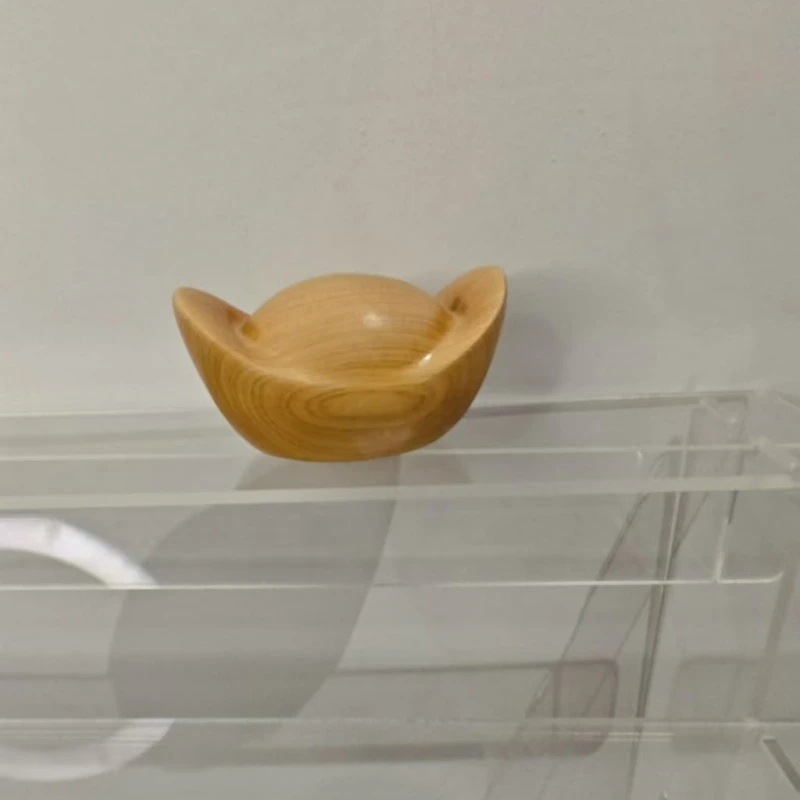 创意可爱元宝工艺品摆件手工陶瓷黄色小摆件客厅工艺品居家装饰品