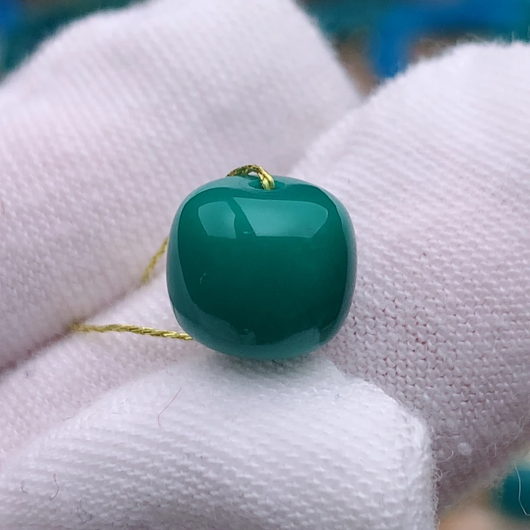 未镶嵌绿松石珠宝奇石8.6mm