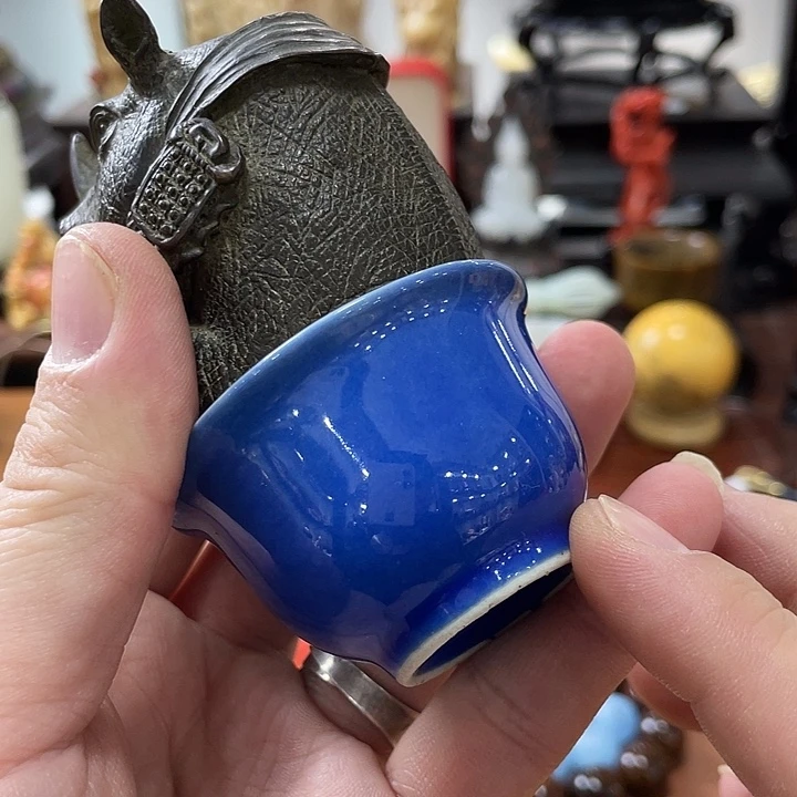 5***哥瓷片精美雕刻精美