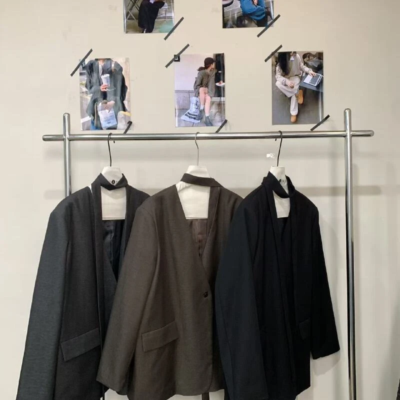 『雨美 Show』93380时尚百搭领西装