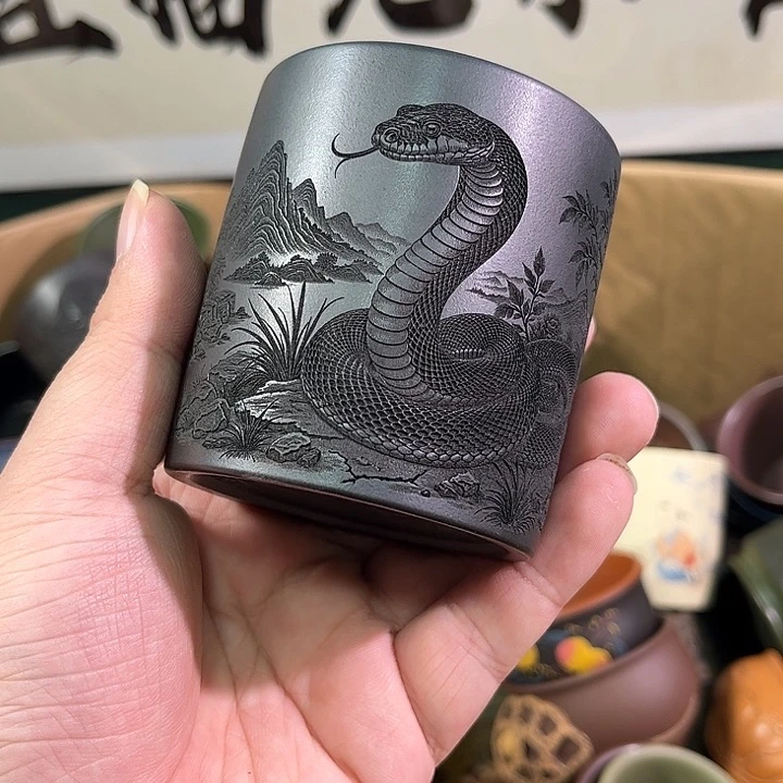 茶杯紫砂全手工紫砂主人杯