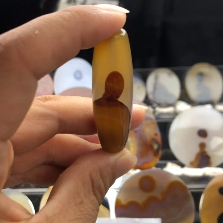 合金玛瑙/玉髓珠宝奇石016