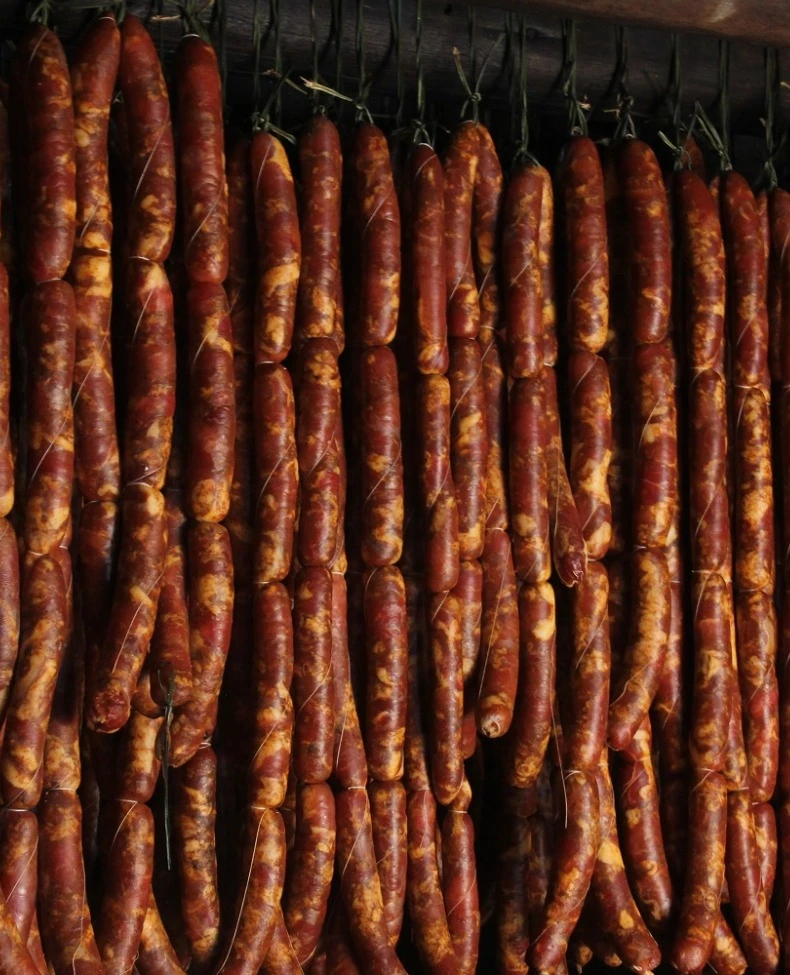 高山土猪肉腊香肠散装称重8分瘦2分肥农家风味