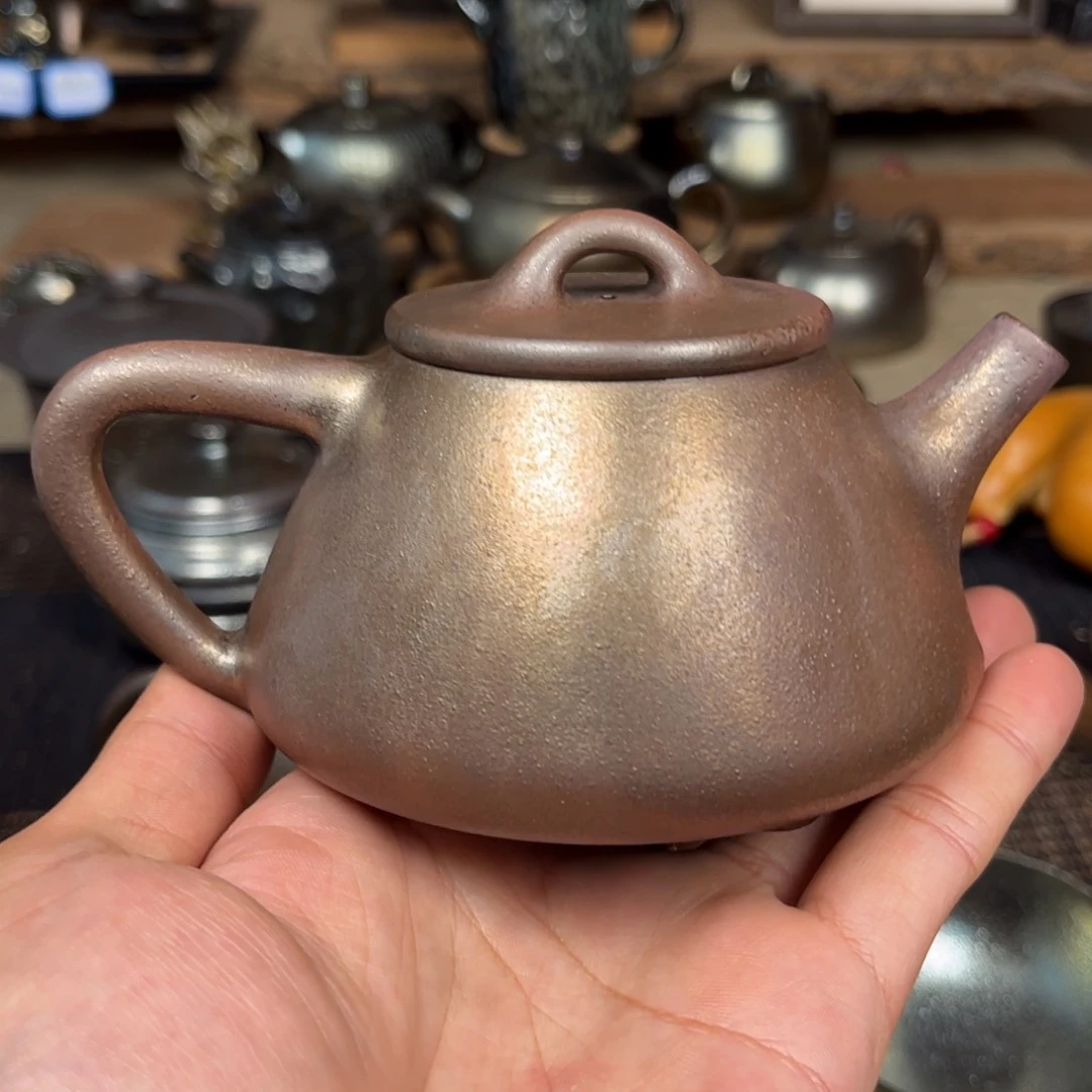 建水紫陶三木柴烧200cc