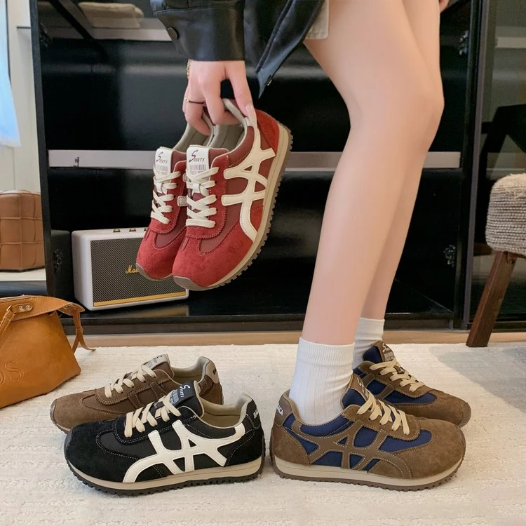 阿甘鞋登山鞋复古德训鞋轻便休闲鞋时尚女士