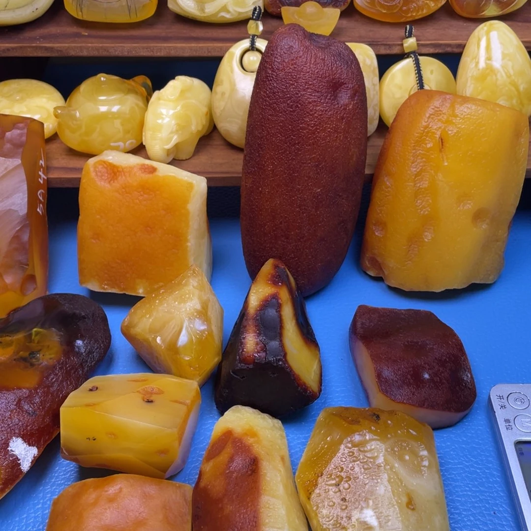 定制琥珀未镶嵌12345678