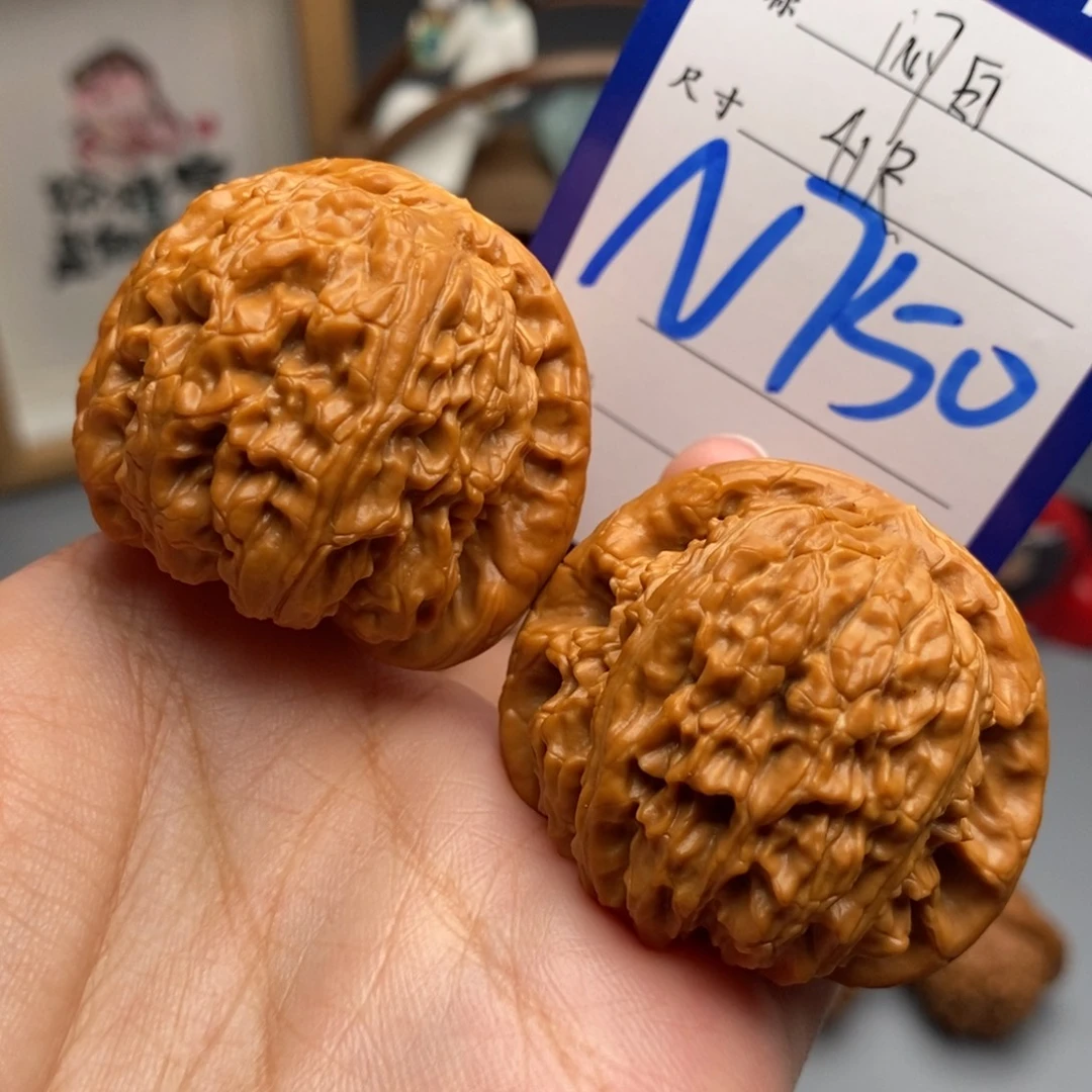 吊坠文玩核桃白狮子41