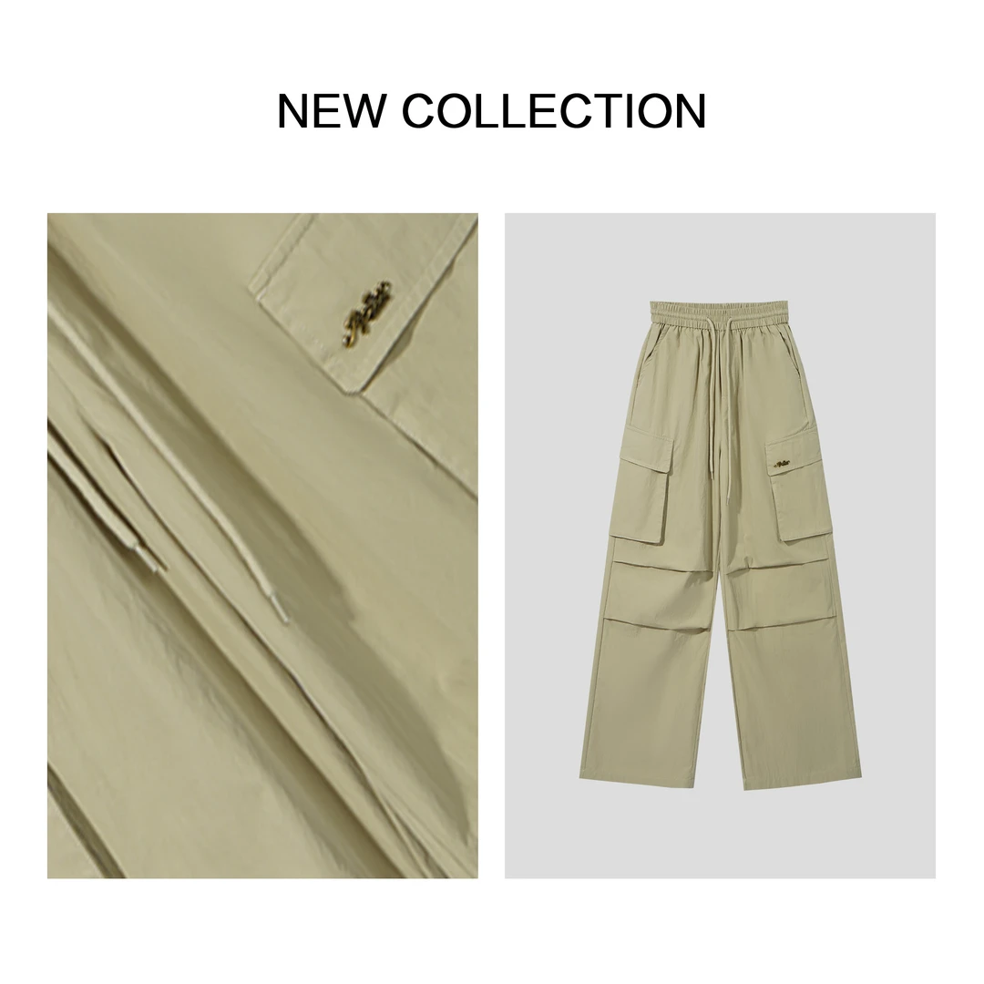 【艺菲专属】K5F36012B 春季新款女士显瘦工装裤