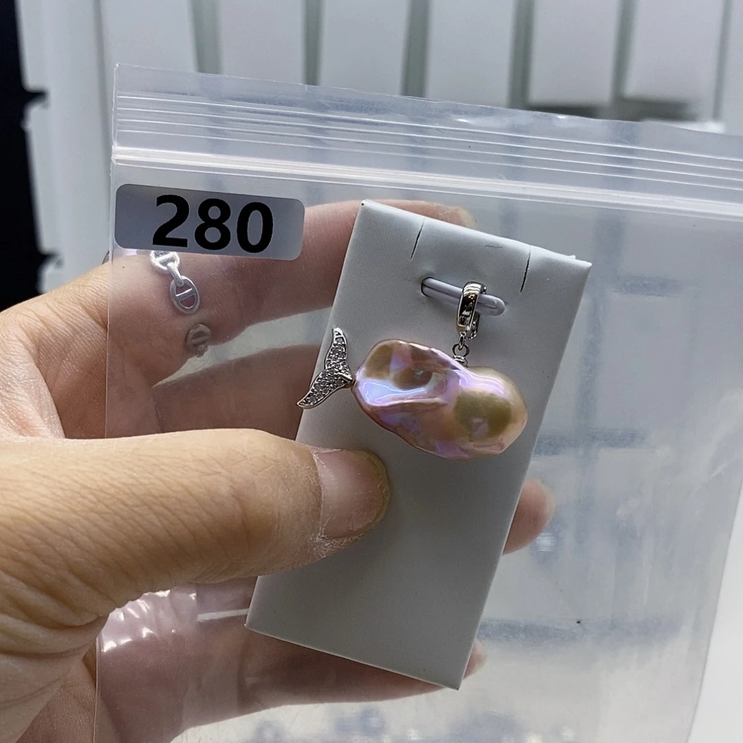 颈饰合金淡水珍珠