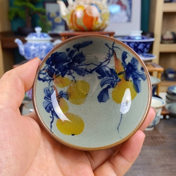 瓷片手工制作工艺精湛等特点为