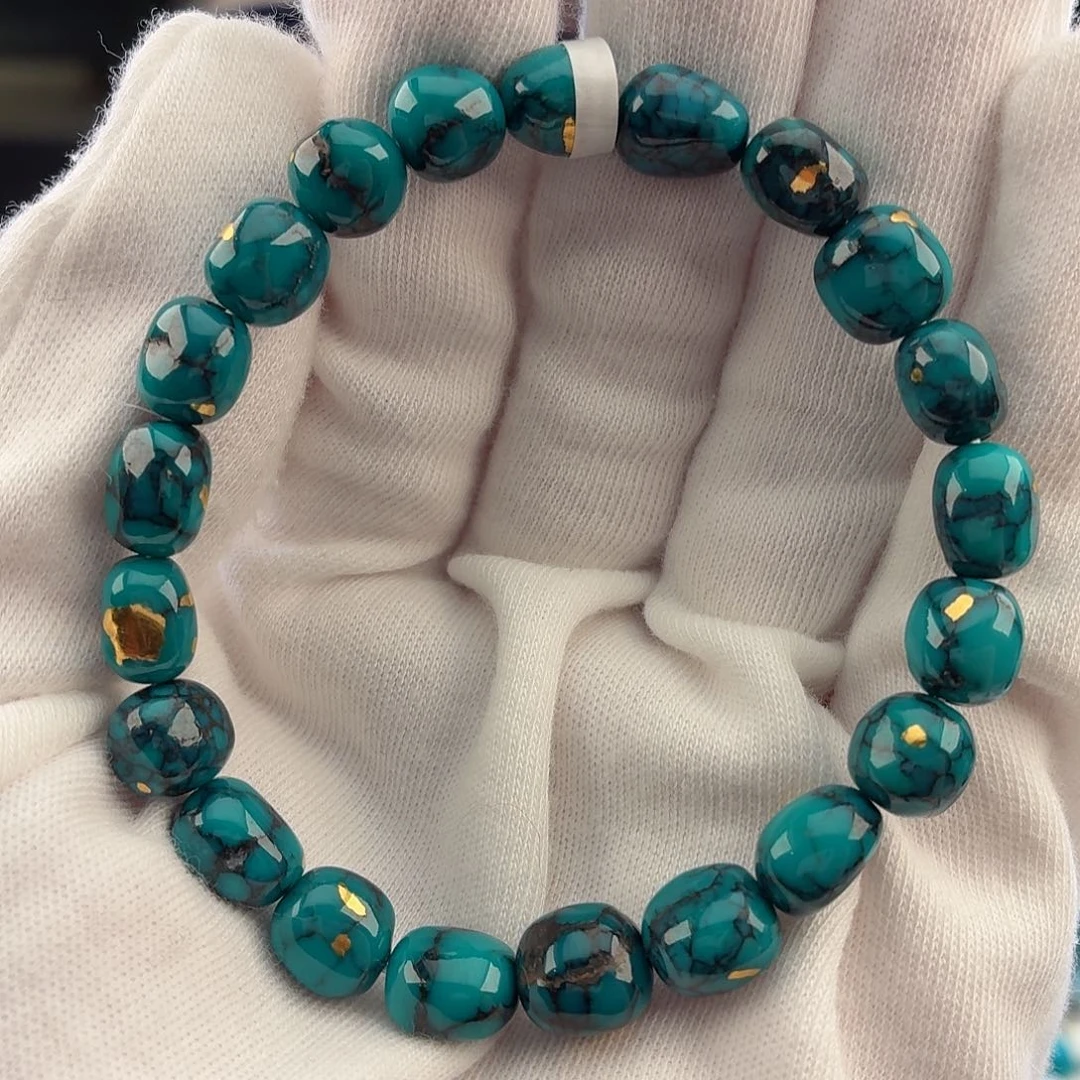 绿松石未镶嵌配饰9+mm