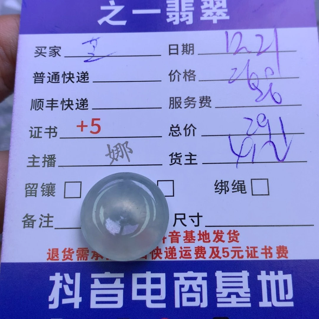 颈饰未镶嵌翡翠芝