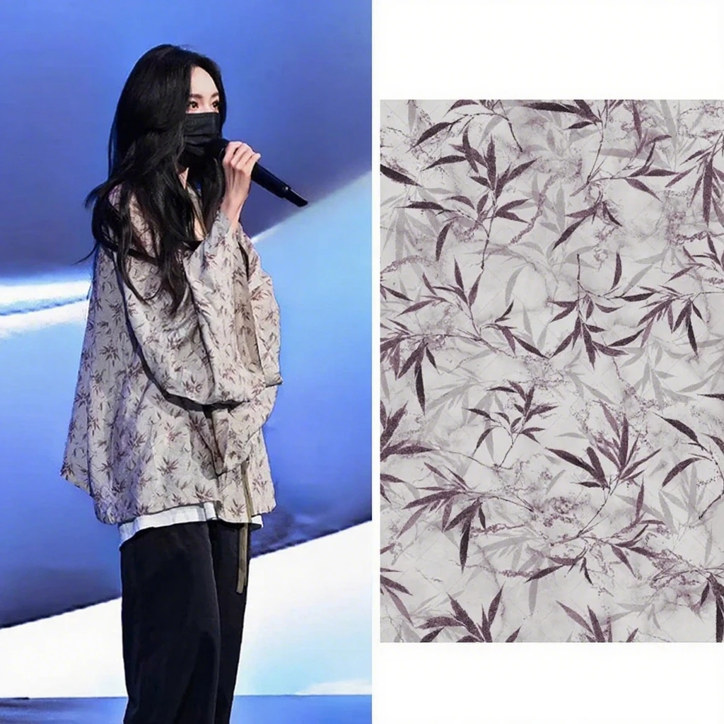 [杨幂电影节同款]新中式竹节词褶衣开衫上衣女国风宽松外套女