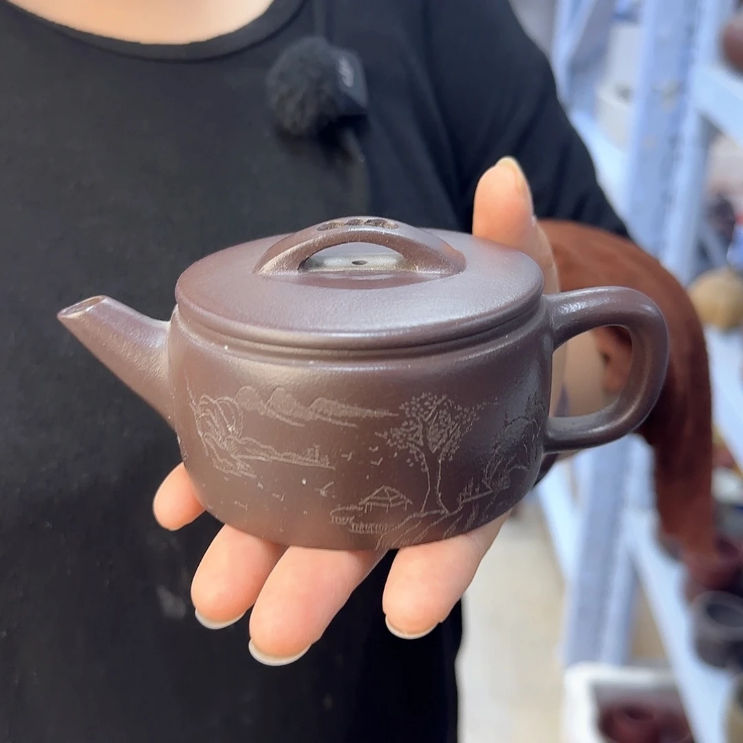 茶壶紫砂宜兴紫砂壶瑕疵