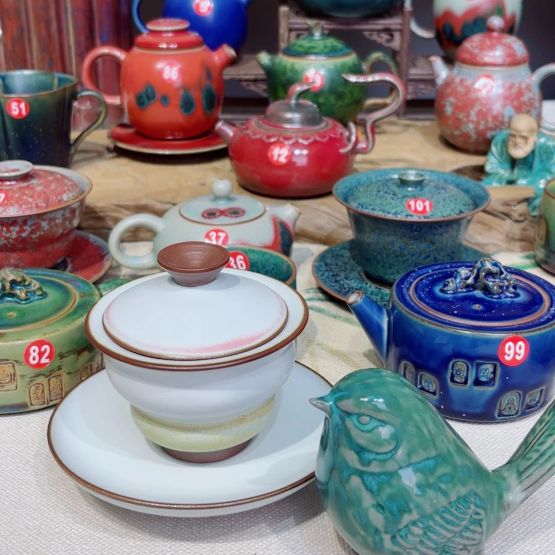 安***放瓷片禹州钧瓷艺术作品