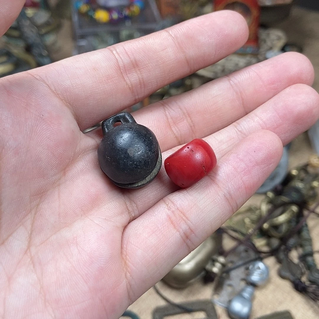 三***炖铜铁合金类铃铛 百搭 好看