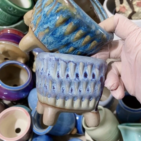 红陶陶瓷多肉花盆