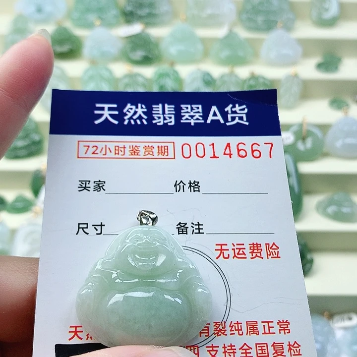 颈饰未镶嵌翡翠吊