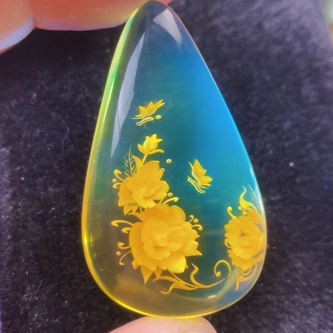 【闪购商品】金珀吊坠(不含链)未镶嵌