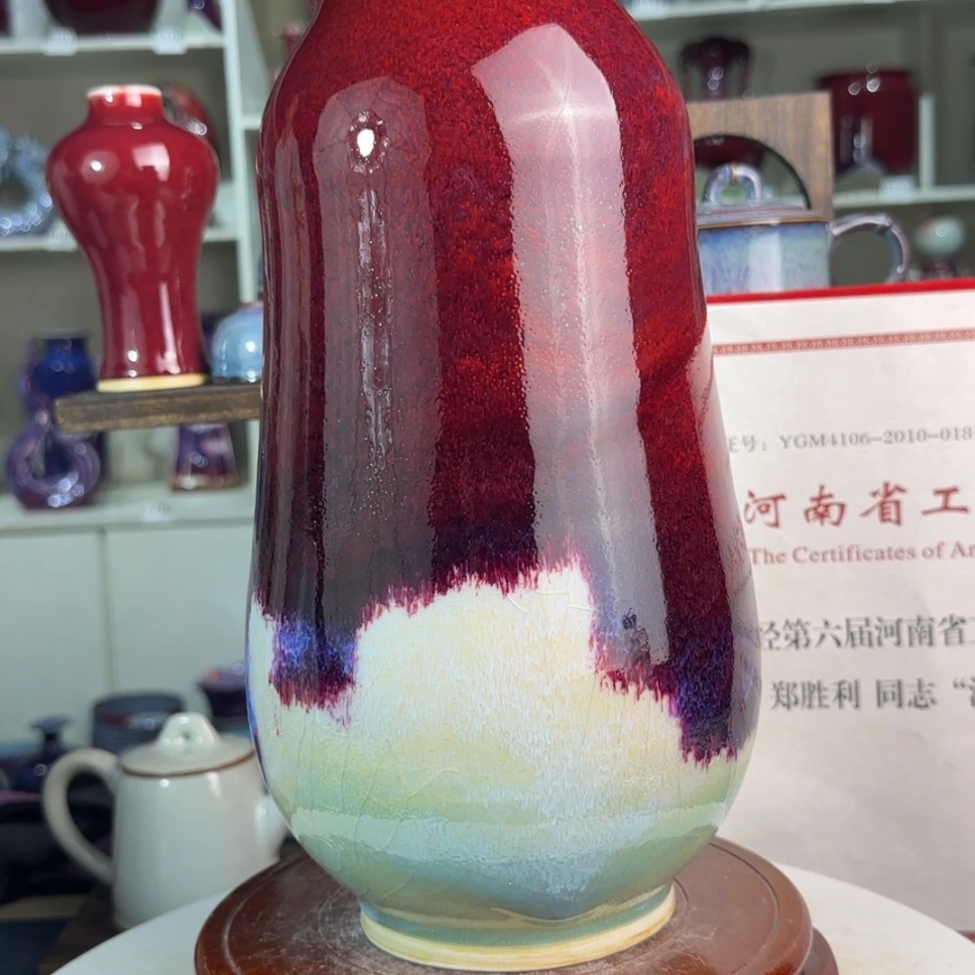 摆件郑家钧窑摆件