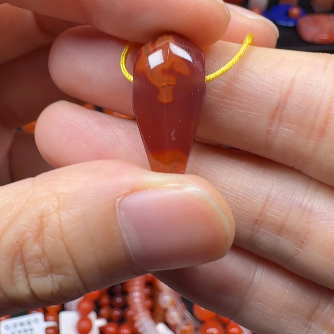 南红玛瑙未镶嵌配饰10mm