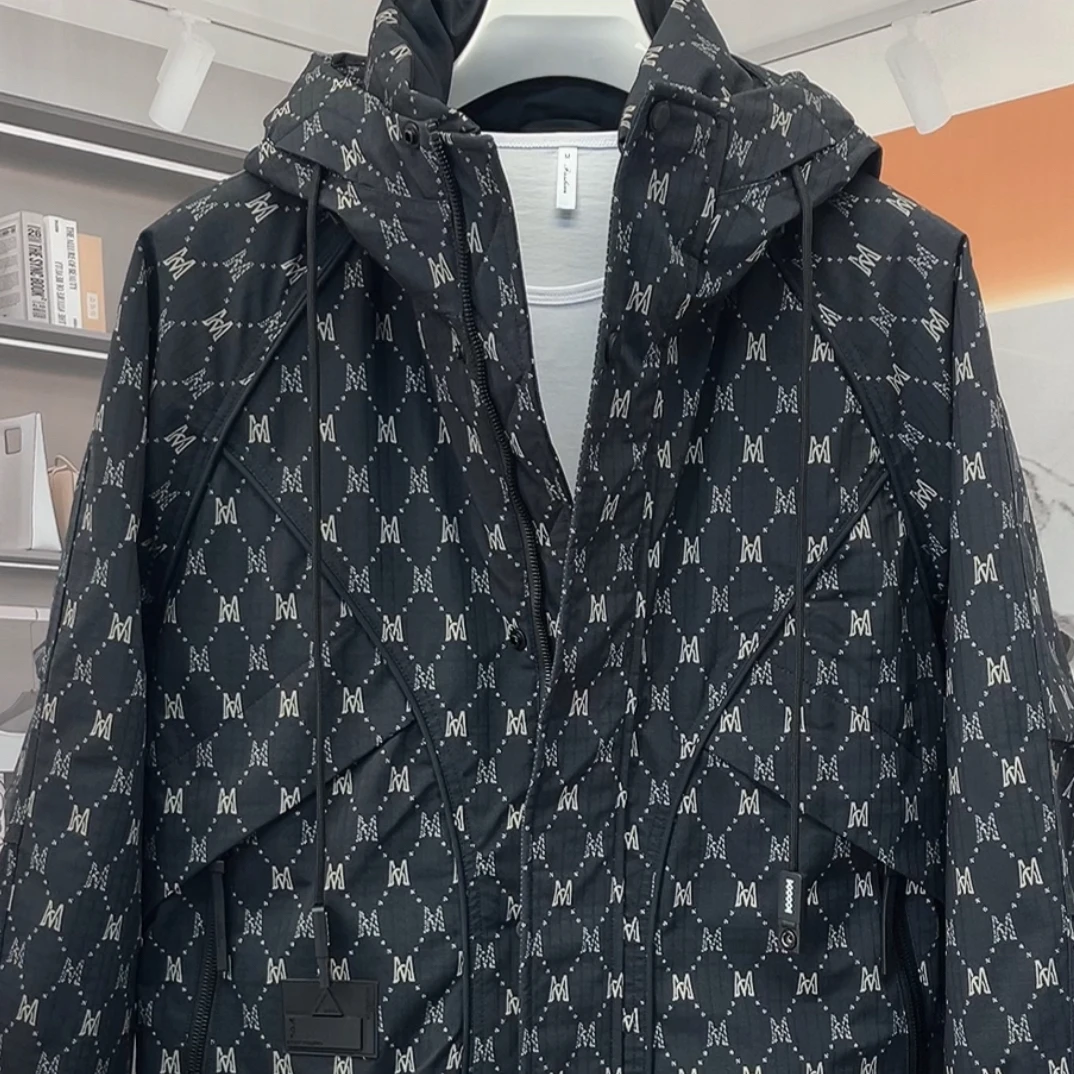 秋冬新品男士时尚潮流防寒保暖连帽棉服外套