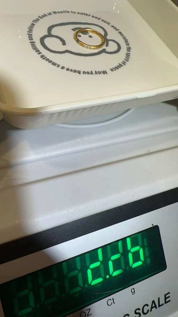 足金精品工艺戒指