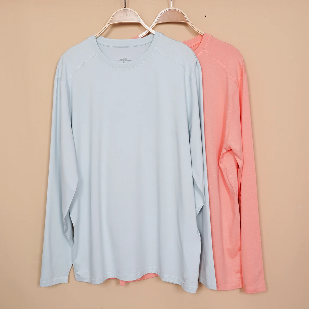 男款T恤轻薄速干透气修身高弹长袖健身休闲户外衫款号J242