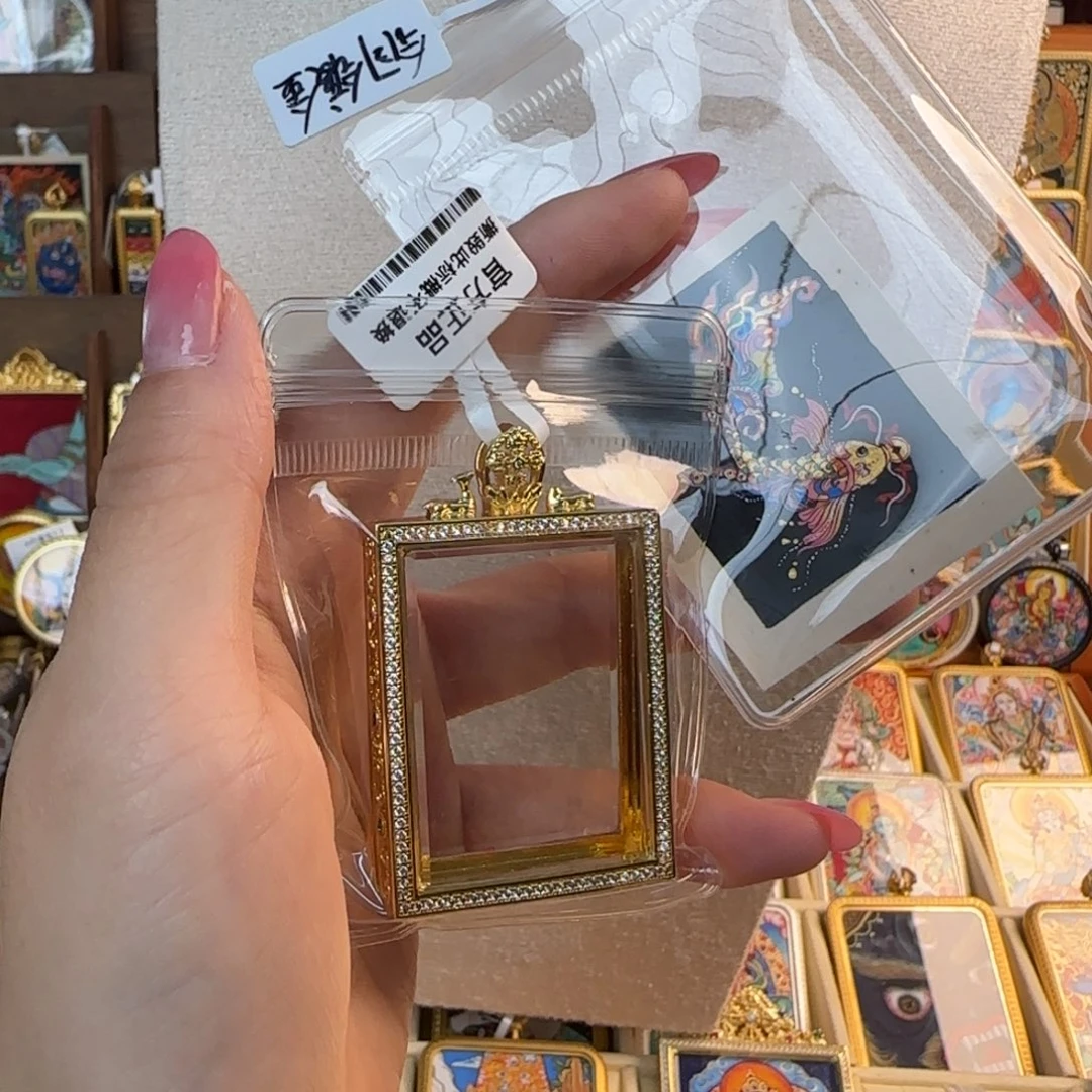 吊坠古祥手绘唐卡