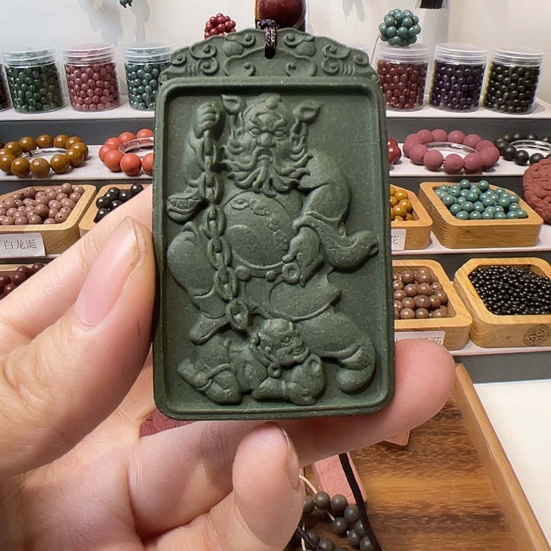 泥塑三味正气钟小馗牌牌