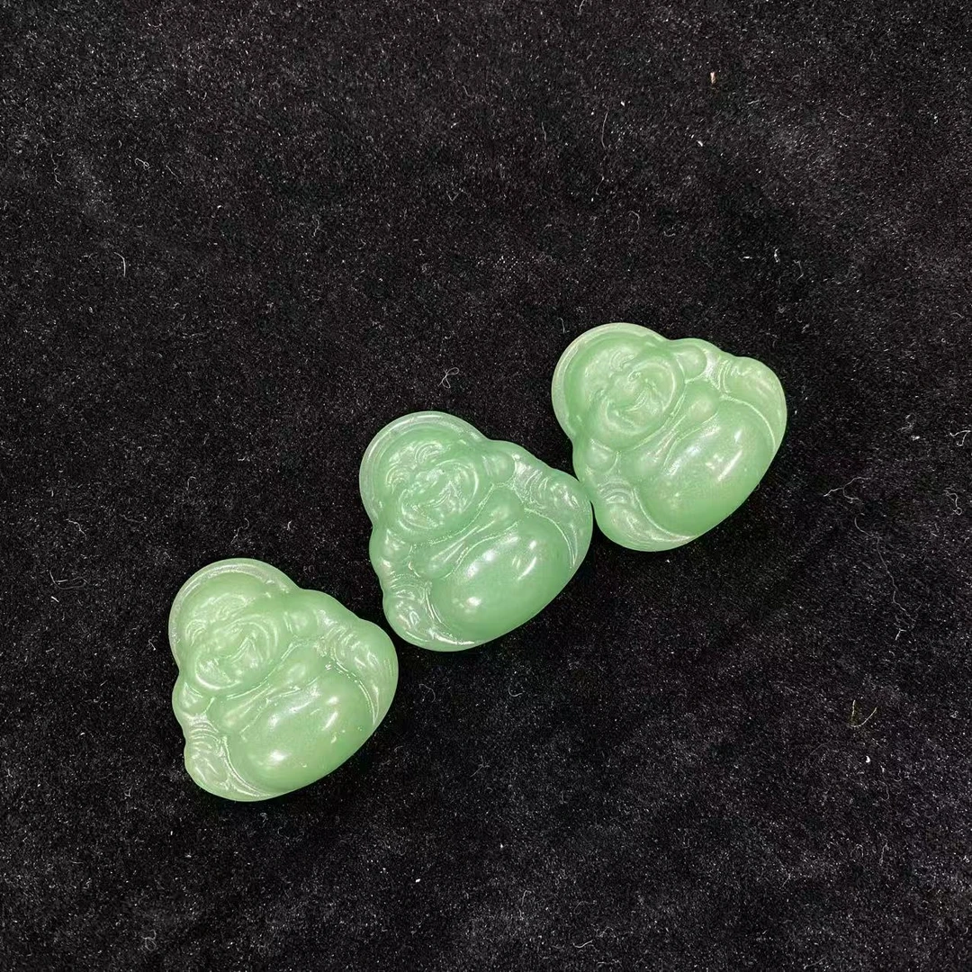 D129 天然东陵玉45大佛吊坠 拍一发一多样性发其一