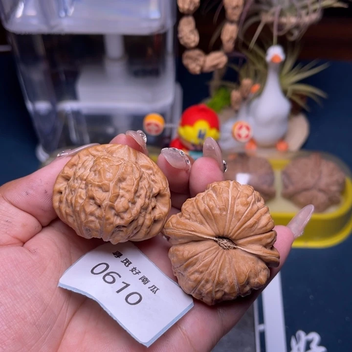 文玩核桃把件南瓜墩42-0610