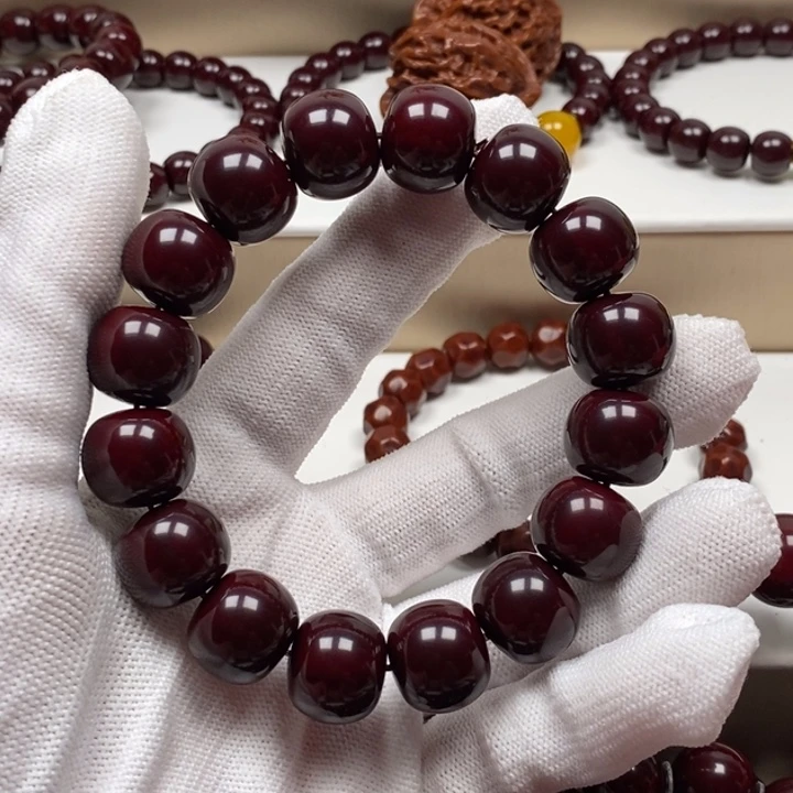 核桃手串/手链刘*.猴头雕刻