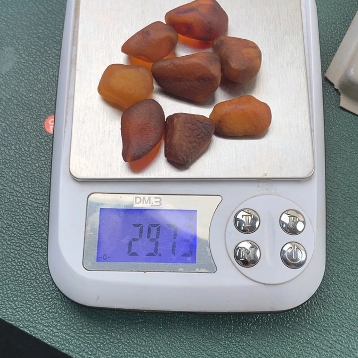 定制琥珀单*环蜜蜡裸石