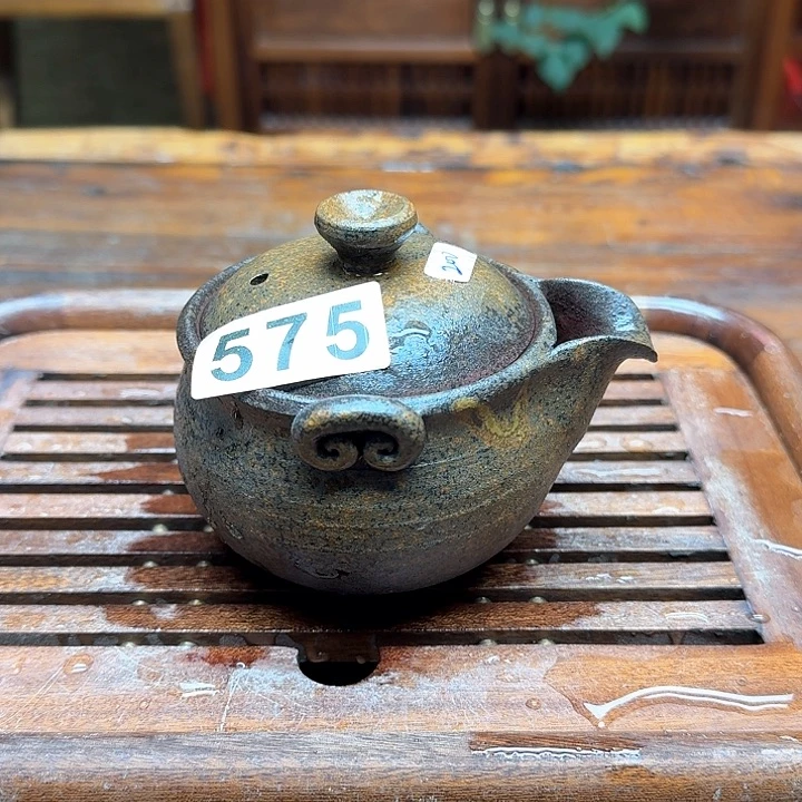 纯手工制作粗陶茶具