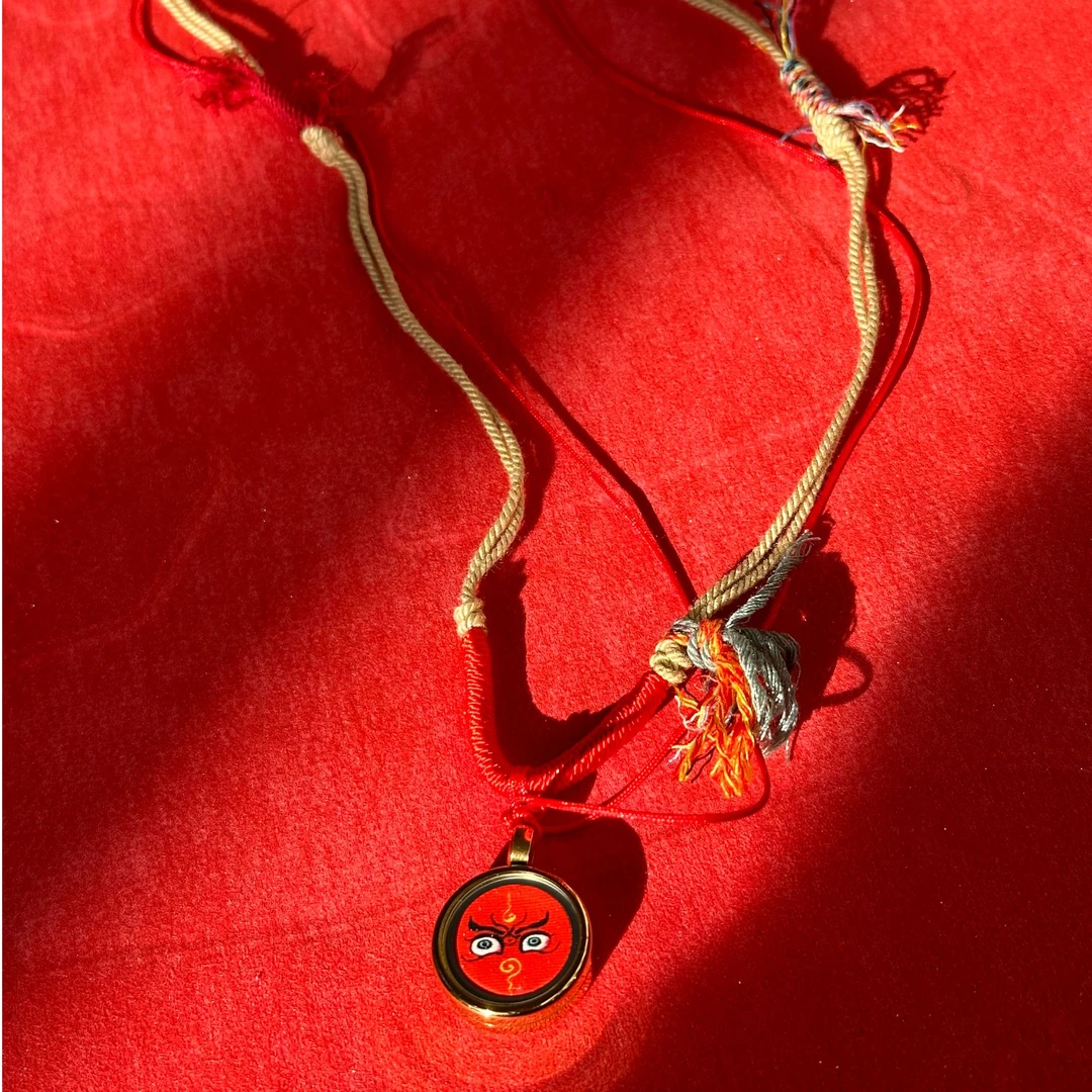 合金亚克力吊坠 纯手绘1.5唐卡【具体款式和走流程联系客服】