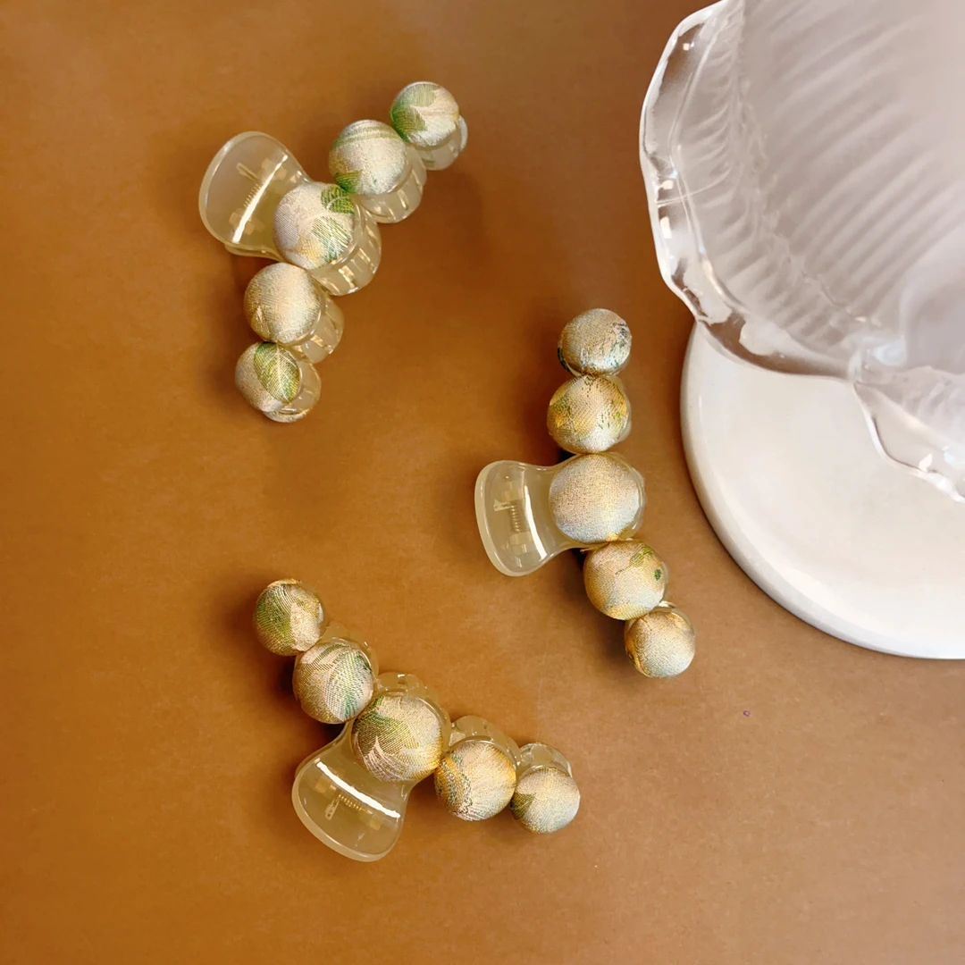 【舒展国风】纯手工国风宋锦手工抓夹（不挑款）