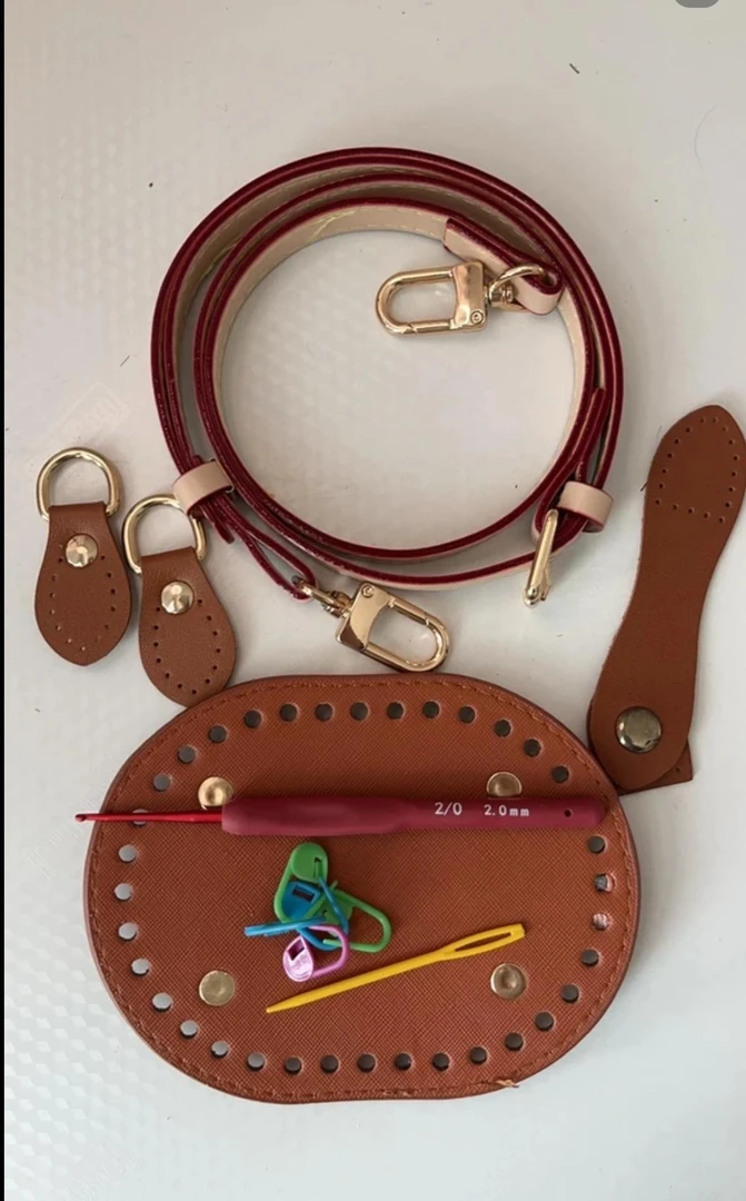 薯条包手工编织包包斜挎包diy编织水桶包包配件复古水桶包配件